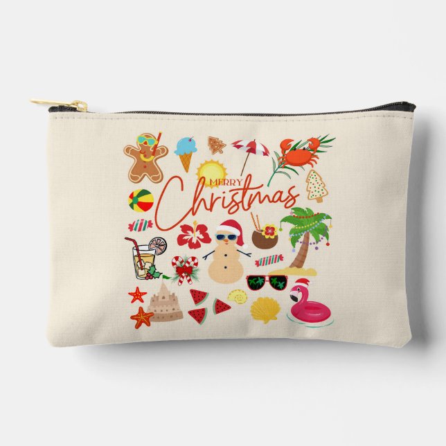 Bolsito Accesorio Pequeño Navidades tropicales (Anverso)