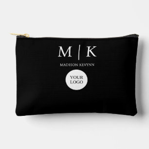 Bolsito Accesorio Pequeño Negocio minimalista y elegante con logotipos en bl