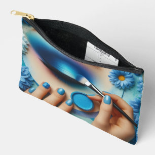 Bolsito Accesorio Pequeño Negrita Azul Ojo Sombra