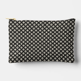 Bolsito Accesorio Pequeño Negro y beige pequeño