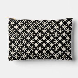 Bolsito Accesorio Pequeño Negro y beige pequeño