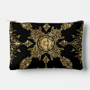 Bolsito Accesorio Pequeño Negro y oro