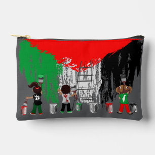 Bolsito Accesorio Pequeño Niños de Gaza pintando la bandera palestina
