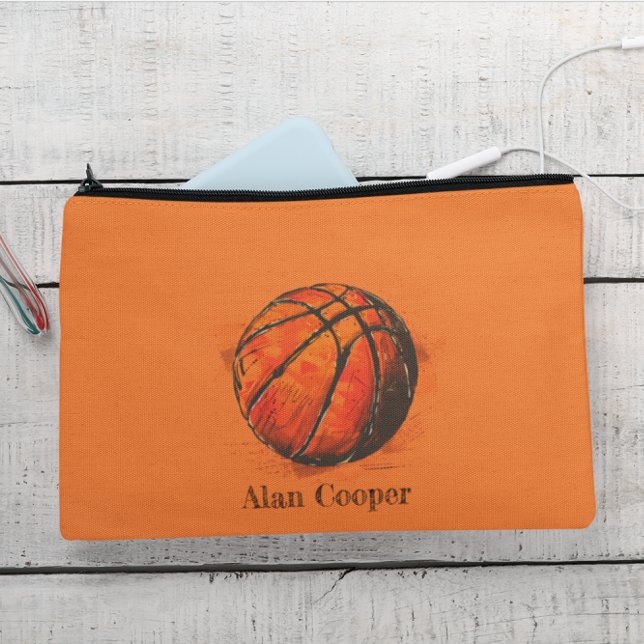 Bolsito Accesorio Pequeño Niños Personalizados de baloncesto artístico (Subido por el creador)