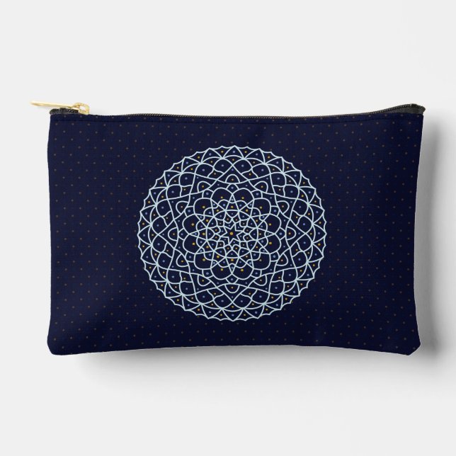 Bolsito Accesorio Pequeño Noche Celeste (Anverso)