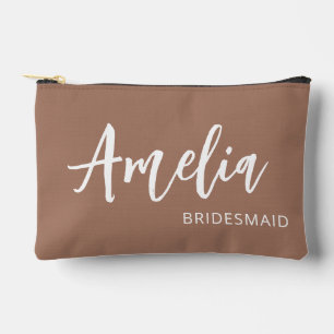 Bolsito Accesorio Pequeño Nombre de guión personalizado Maquillaje para desp