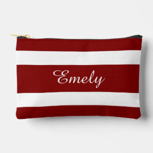 Bolsito Accesorio Pequeño Nombre de guión rojo moderno