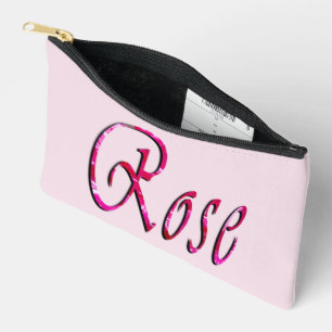 Bolsito Accesorio Pequeño Nombre de niñas Rosa,