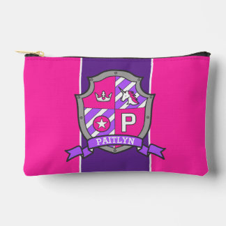 Bolsito Accesorio Pequeño Nombre de Paitlyn que significa unicornio escudo r