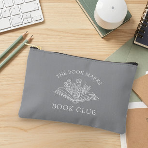 Bolsito Accesorio Pequeño Nombre del Club de Lectura Regalo Personalizado