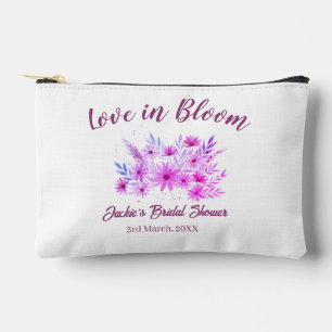 Bolsito Accesorio Pequeño nombre ducha nupcial rosa boho amor en flor retro