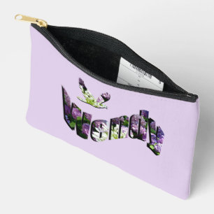 Bolsito Accesorio Pequeño Nombre Floral Wendy,