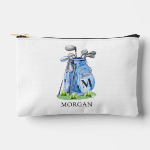 Bolsito Accesorio Pequeño Nombre Monograma Golf