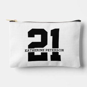 Bolsito Accesorio Pequeño Nombre personalizado 21º cumpleaños moderno
