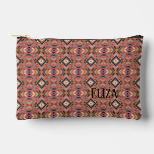 Bolsito Accesorio Pequeño Nombre personalizado Arte Original Maximalista Ros