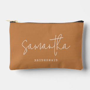 Bolsito Accesorio Pequeño Nombre personalizado de la dama de honor guión Nar