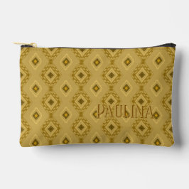 Bolsito Accesorio Pequeño Nombre Personalizado Diamante Oro Patrón Elegante