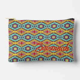 Bolsito Accesorio Pequeño Nombre Personalizado Maximalista Multicolor Único
