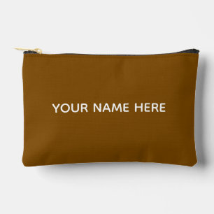 Bolsito Accesorio Pequeño Nombre Personalizado Moderno Elegante Minimalista 