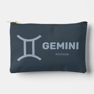 Bolsito Accesorio Pequeño Nombre personalizado / Texto Rótulo zodiaco Gemini