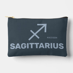 Bolsito Accesorio Pequeño Nombre personalizado / Texto Rótulo zodiaco Sagitt