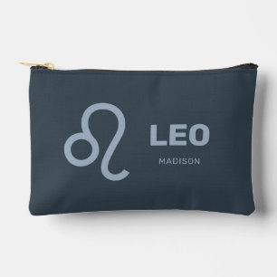 Bolsito Accesorio Pequeño Nombre personalizado / Texto Zodiac Rótulo Leo