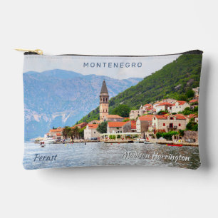 Bolsito Accesorio Pequeño Nombre personalizado y Montenegro de texto