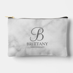 Bolsito Accesorio Pequeño Nombre y monograma de la dama de honor personaliza