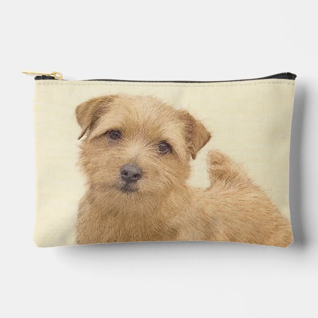 Bolsito Accesorio Pequeño Norfolk Terrier Pintura Cuta Original Mascota Perr (Anverso)