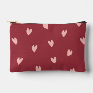 Bolsito Accesorio Pequeño Notas de amor Rojo Rosado Recortar Sew pequeño