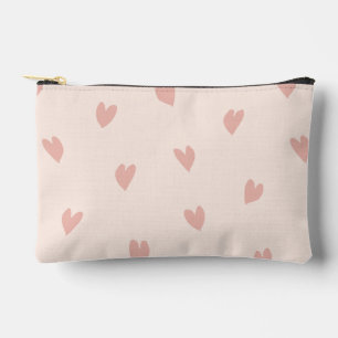 Bolsito Accesorio Pequeño Notas de amor rosa pálido