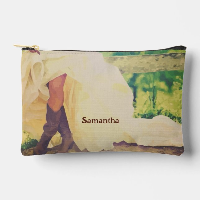 Bolsito Accesorio Pequeño Novia con Botas (Anverso)