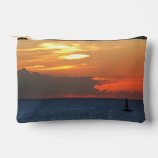 Bolsito Accesorio Pequeño Nubes de atardecer y navegación marítima