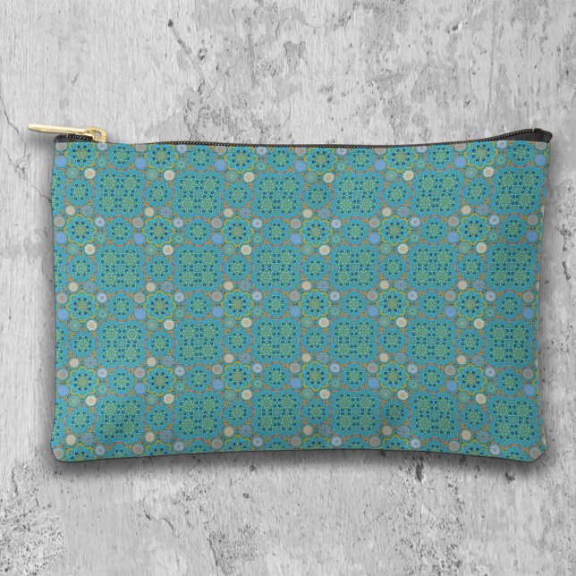 Bolsito Accesorio Pequeño Octo brightener estilo árabe turquesa morisco (Subido por el creador)