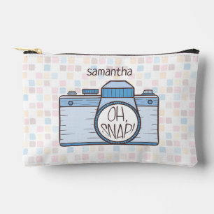 Bolsito Accesorio Pequeño ¡Oh Snap! Cámara Blue Pastel