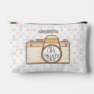 Bolsito Accesorio Pequeño ¡Oh Snap! Cámara Pastel Amarilla