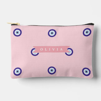 Bolsito Accesorio Pequeño Ojo Turco Rosa Personalizado Regalo Customizado Li