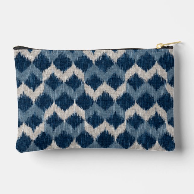 Bolsito Accesorio Pequeño Ola Ikat (Reverso )