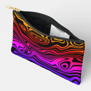 Bolsito Accesorio Pequeño Ondas de colores neones