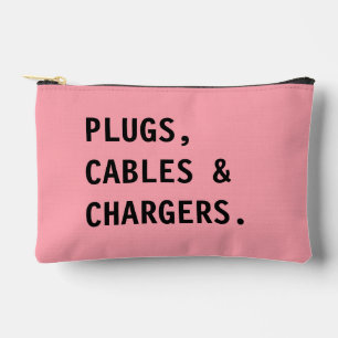 Bolsito Accesorio Pequeño Organizador de cargador y cable, funda para viajes