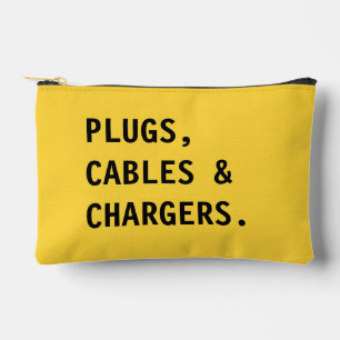 Bolsito Accesorio Pequeño Organizador de cargador y cable, funda para viajes