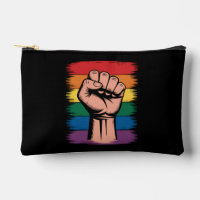Orgullo Arcoíris Puño Alzado Apoyo LGBTQ Derechos