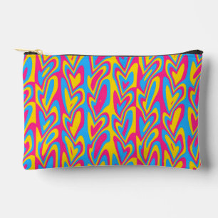Bolsito Accesorio Pequeño Orgulloso Pansexual Groovy Trippy Squiggly Quirky 