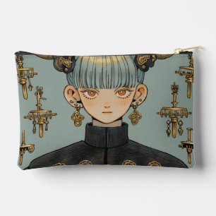 Bolsito Accesorio Pequeño Ornate Steampunk Fantasy Anime Chica