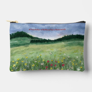 Bolsito Accesorio Pequeño Paisaje de Campo de Flores