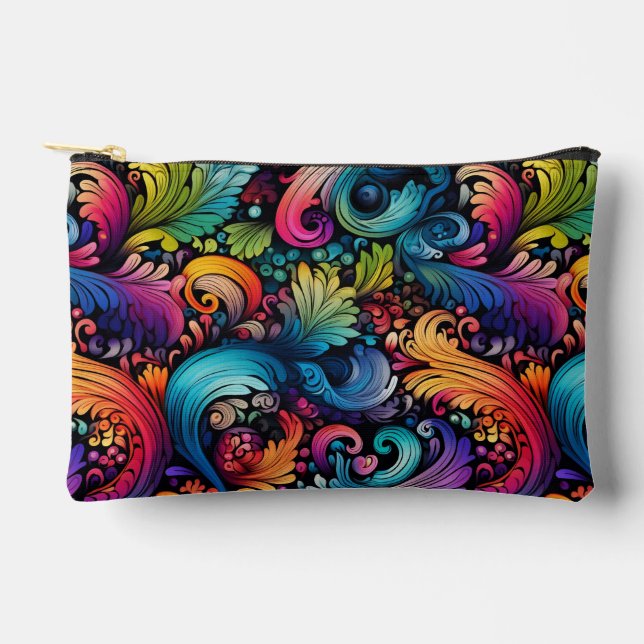 Bolsito Accesorio Pequeño Paisley  (Anverso)