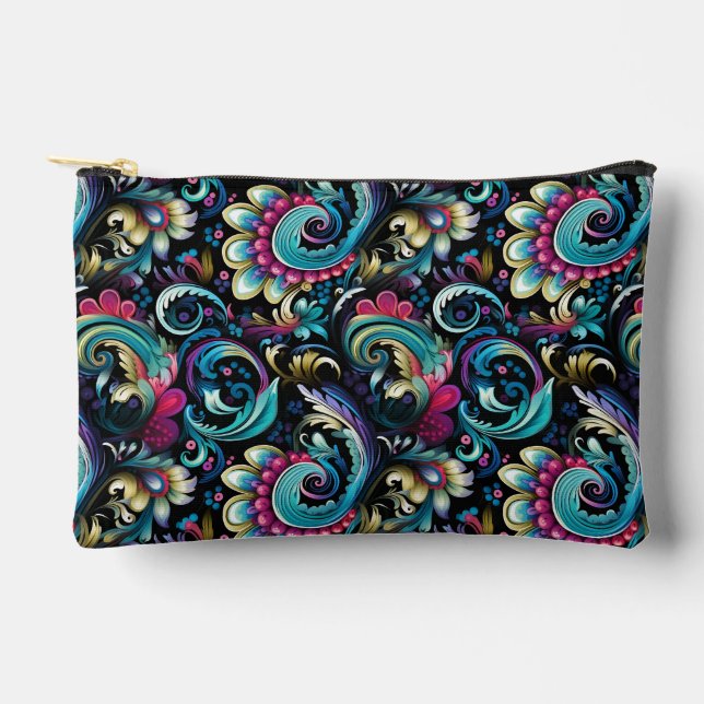 Bolsito Accesorio Pequeño Paisley  (Anverso)