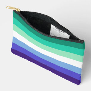 Bolsito Accesorio Pequeño Paleta de la bandera de hombres gays trans-inclusi