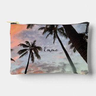 Bolsito Accesorio Pequeño Palm Trees Sunset