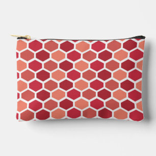 Bolsito Accesorio Pequeño Panal en Rojos